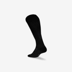 Calcetines Running Largos Lana Merina Negro -tienda de material de boxeo calcetines running largos lana merina negro 4