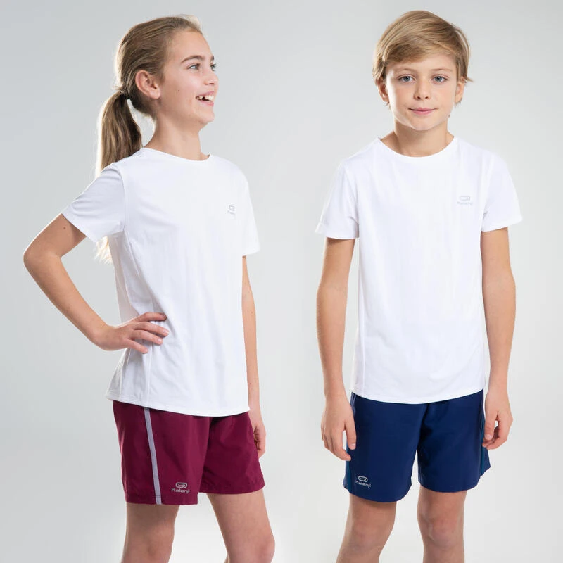 Decathlon Camiseta Atletismo AT 100 Niños Blanco Mangas Cortas Transpirable 3 Decathlon Camiseta Atletismo AT 100 Niños Blanco Mangas Cortas Transpirable
