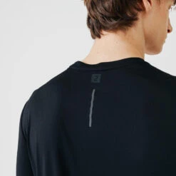 Kalenji Camiseta Running Manga Larga Transpirable Hombre Sun Protect Negro -tienda de material de boxeo camiseta running manga larga transpirable hombre sun protect negro 4