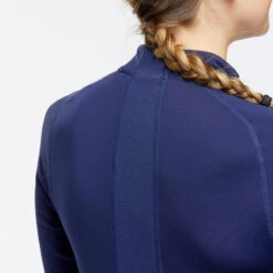 Camiseta Térmica Interior De Esquí Y Nieve 1/2 Cremallera Mujer Wedze 500 Azul -tienda de material de boxeo camiseta termica interior de esqui y nieve 12 cremallera mujer wedze 500 azul 4