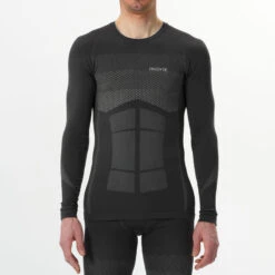 Camiseta Térmica Interior De Esquí Y Nieve Hombre Inovik XC S900 Negro -tienda de material de boxeo camiseta termica interior de esqui y nieve hombre inovik xc s900 gris