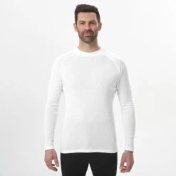 Camiseta Térmica Interior De Esquí Y Nieve Hombre Wedze Ski BL100 Negro -tienda de material de boxeo camiseta termica interior de esqui y nieve hombre wedze ski bl100 blanco