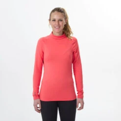 Camiseta Térmica Interior De Esquí Y Nieve Mujer Wedze Ski 500 Blanco -tienda de material de boxeo camiseta termica interior de esqui y nieve mujer wedze ski 500 coral