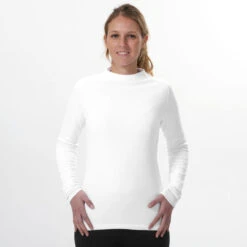 Camiseta Térmica Interior De Esquí Y Nieve Mujer Wedze Ski BL100 Negro -tienda de material de boxeo camiseta termica interior de esqui y nieve mujer wedze ski bl100 blanco