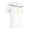 Camiseta Trail Running Hombre Blanco Manga Corta Cremallera -tienda de material de boxeo camiseta trail running hombre blanco manga corta cremallera