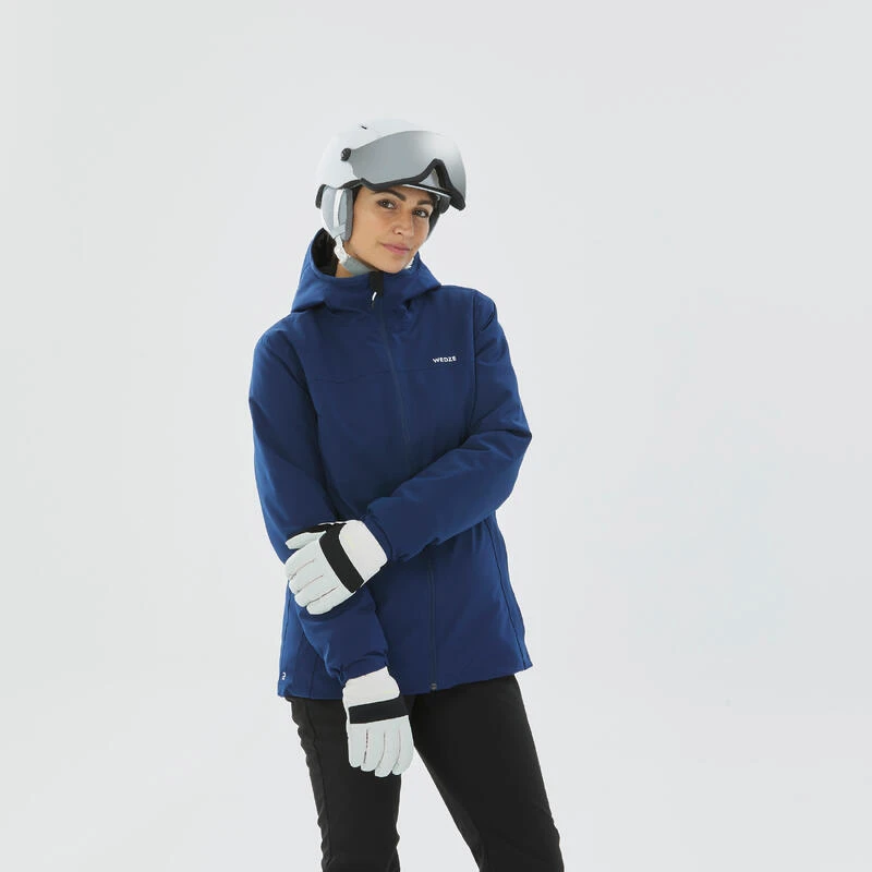 Chaqueta De Esquí Y Nieve Impermeable Mujer Wedze Ski-P JKT100 Azul 3 Chaqueta De Esquí Y Nieve Impermeable Mujer Wedze Ski-P JKT100 Azul