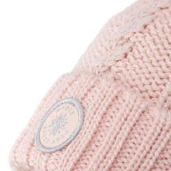 Gorro De Invierno Adulto Wedze Torsades Trenzas Rosa -tienda de material de boxeo gorro de invierno adulto wedze torsades trenzas rosa 3