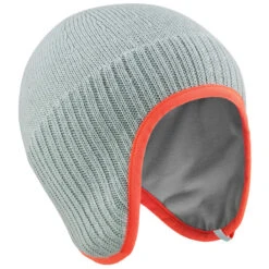 WEDZE Gorro De Invierno Peruano Bebé Para Casco De Esquí / Trineo Gris