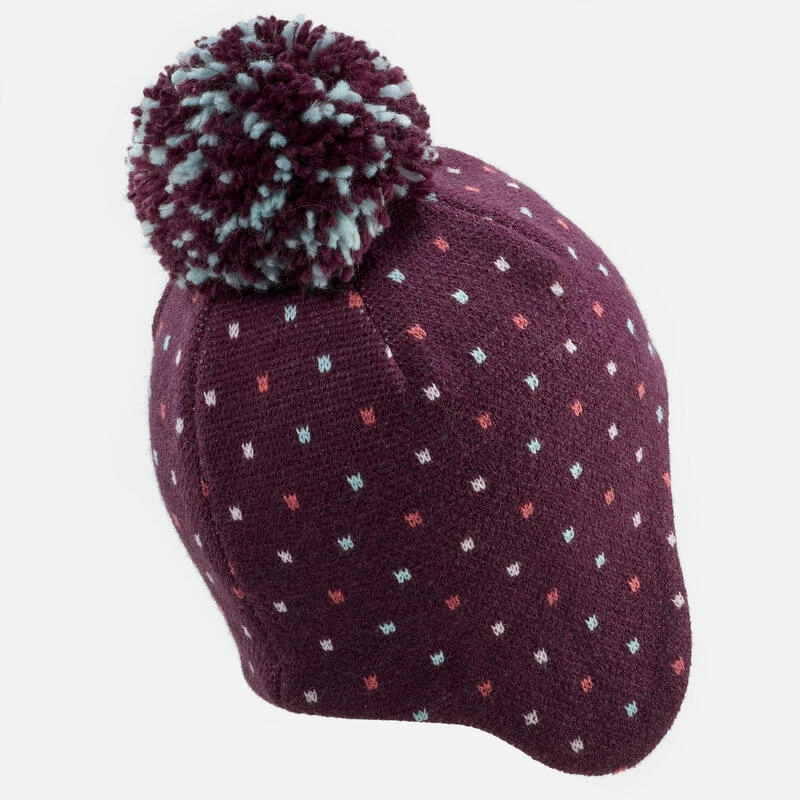 WEDZE Gorro De Invierno Peruano Bebé Violeta Y Azul Turquesa 7 WEDZE Gorro De Invierno Peruano Bebé Violeta Y Azul Turquesa - Imagen 5