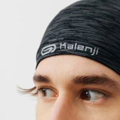 Kalenji Gorro Running Run Warm + Negro Jaspeado Cálido -tienda de material de boxeo gorro running run warm negro jaspeado calido 1