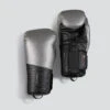 Guantes Boxeo Sparring Outshock 900 Negro/plata