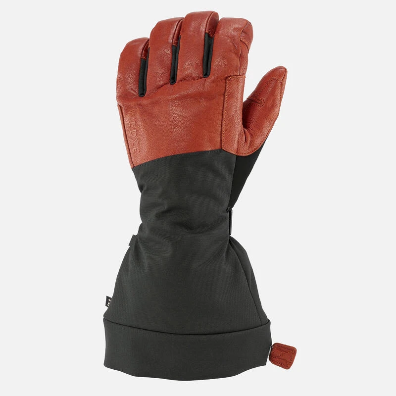 WEDZE GUANTES DE ESQUÍ FREERIDE ADULTO CÁLIDOS IMPERMEABLES Y LARGOS - 900 MARRÓN NEGRO 7 WEDZE GUANTES DE ESQUÍ FREERIDE ADULTO CÁLIDOS IMPERMEABLES Y LARGOS - 900 MARRÓN NEGRO - Imagen 5