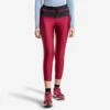 LEGGINGS 7/8 TRAIL RUNNING MUJER FRAMBUESA -tienda de material de boxeo leggings 78 trail running mujer frambuesa