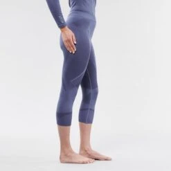 Leggins Térmicos De Esquí Y Nieve Mujer Wedze BL 980 Azul -tienda de material de boxeo leggins termicos de esqui y nieve mujer wedze bl 980 azul 1