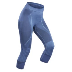 Leggins Térmicos De Esquí Y Nieve Mujer Wedze BL 980 Azul -tienda de material de boxeo leggins termicos de esqui y nieve mujer wedze bl 980 azul 4