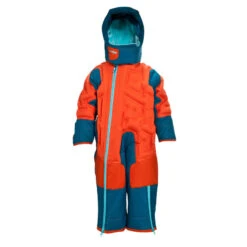 WEDZE Mono Esquí Bebé AIRCOMBI Rojo Anaranjado / Azul -tienda de material de boxeo mono esqui bebe aircombi rojo anaranjado azul 1