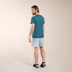 Pantalón Corto Trail Running Hombre Gris Holgado -tienda de material de boxeo pantalon corto trail running hombre gris holgado 3