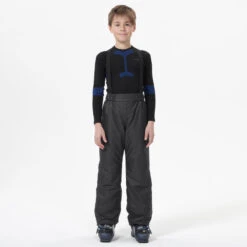Pantalón De Esquí Y Nieve Niños Wedze Ski-P 100 Gris