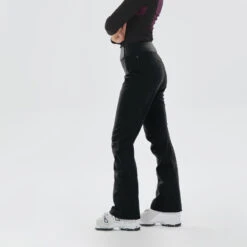 WEDZE Pantalón De Esquí Y Nieve Slim Mujer SKI-P 500 Negro