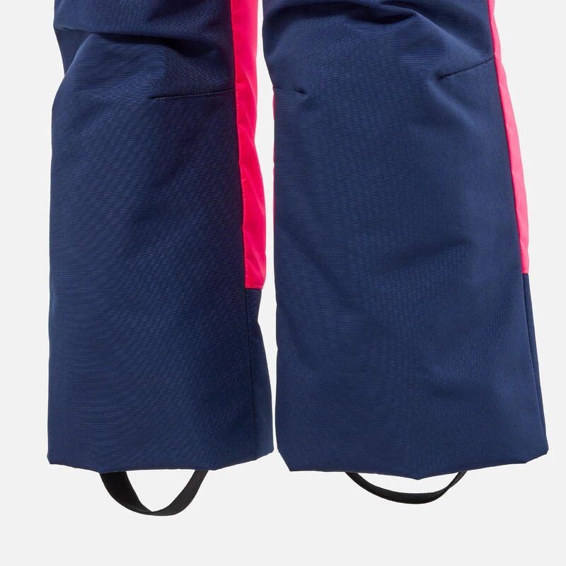 WEDZE PETO DE ESQUÍ NIÑOS CÁLIDO E IMPERMEABLE - 500 PNF ROSA FLUO Y AZUL MARINO 7 WEDZE PETO DE ESQUÍ NIÑOS CÁLIDO E IMPERMEABLE - 500 PNF ROSA FLUO Y AZUL MARINO - Imagen 5