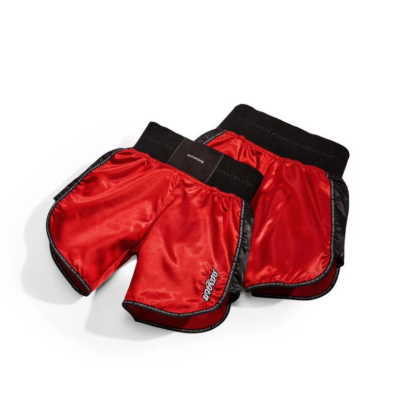 Short Pantalon Corto Muy Thai Kick Boxing Outshock 900 Rojo 5 Short Pantalon Corto Muy Thai Kick Boxing Outshock 900 Rojo - Imagen 3