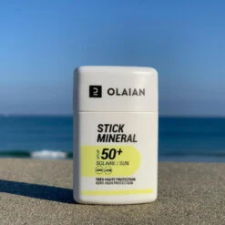 Stick Solar Cara Mineral Natural SPF50+ Olaian -tienda de material de boxeo stick solar cara mineral natural spf50 olaian 2