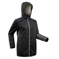Sudadera Snowboard Y Esquí, Dreamscape SNB HDY, Impermeable, Mujer, Negra