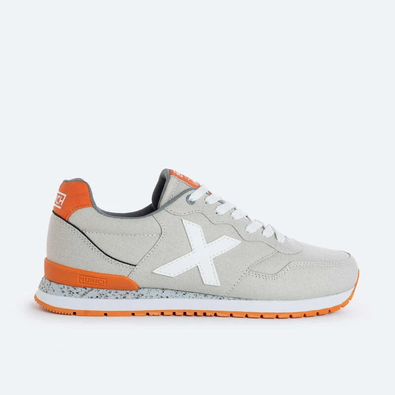 Zapatilla Casual MUNICH Dash Para Hombre Gris 3 Zapatilla Casual MUNICH Dash Para Hombre Gris